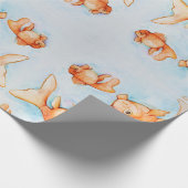 Papier Cadeau Oranda Goldfish (Coin)