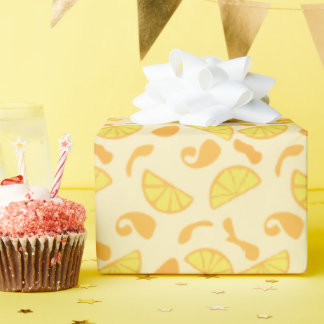 Papier Cadeau Orange