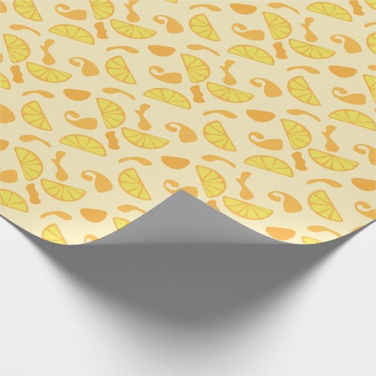 Papier Cadeau Orange (Coin)