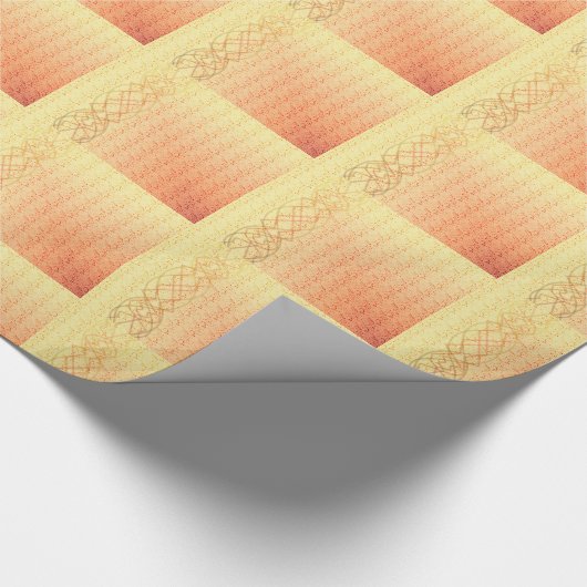 Papier Cadeau Orange (Coin)