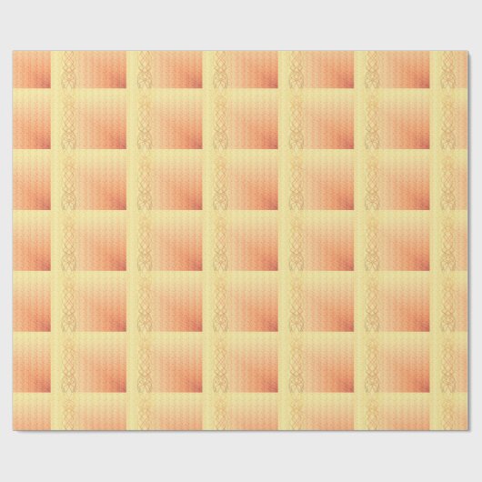 Papier Cadeau Orange (Plat)