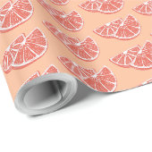 Papier Cadeau Orange (Coin rond)