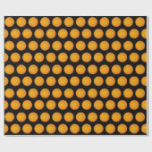 Papier Cadeau Orange (Plat)