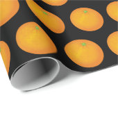 Papier Cadeau Orange (Coin rond)