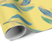 Papier Cadeau Orange Blood (Coin rond)