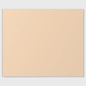 Papier Cadeau Orange Clair Brillant (Plat)