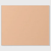 Papier Cadeau Orange clair texturé (Plat)