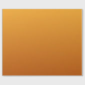 Papier Cadeau Orange doré Orange brûlé Brun doré (Plat)