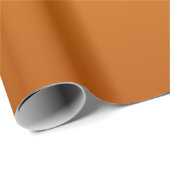 Papier Cadeau Orange doré Orange brûlé Brun doré (Coin rond)