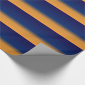 Papier Cadeau orange et bleu (Coin)