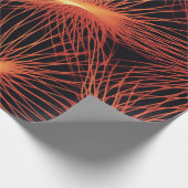 Papier Cadeau orange et noir (Coin)