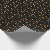 Papier Cadeau Orange Félicitations Diplôme Classe Année Grad (Coin)