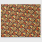 Papier Cadeau Orange Tabby (Plat)