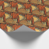 Papier Cadeau Orange Tabby (Coin)