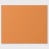 Papier Cadeau Orange uni de Princeton (Plat)