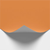 Papier Cadeau Orange uni de Princeton (Coin)