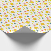 Papier Cadeau Orange Yellow Suns Yellow Lemons (Coin)