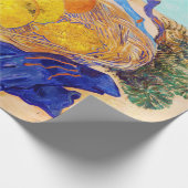 Papier Cadeau Oranges et citrons avec gants bleus, Van Gogh (Coin)