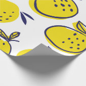 Papier Cadeau Oranges fruits sans couture motif (Coin)