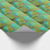 Papier Cadeau Orbes Colorés Art Abstrait (Coin)