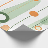 Papier Cadeau Orbitales rétro (Coin)