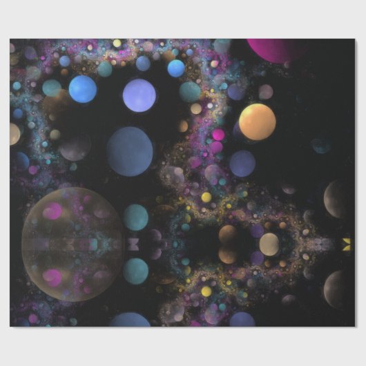 Papier Cadeau Orbitizing (Plat)