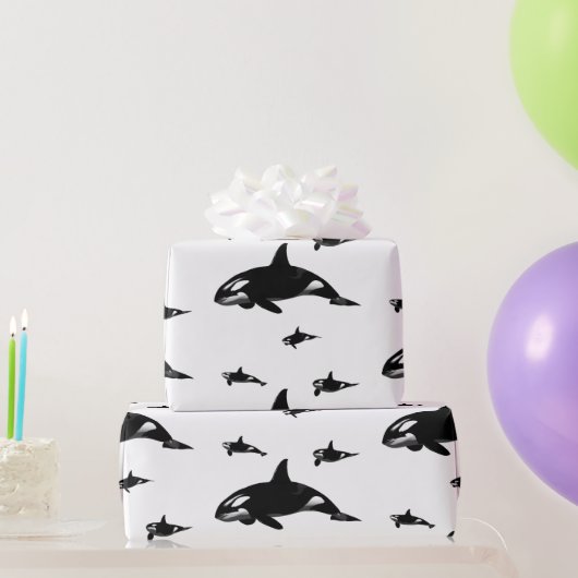 Papier Cadeau Orca (Cadeaux de fête)