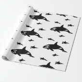 Papier Cadeau Orca (Déroulé)