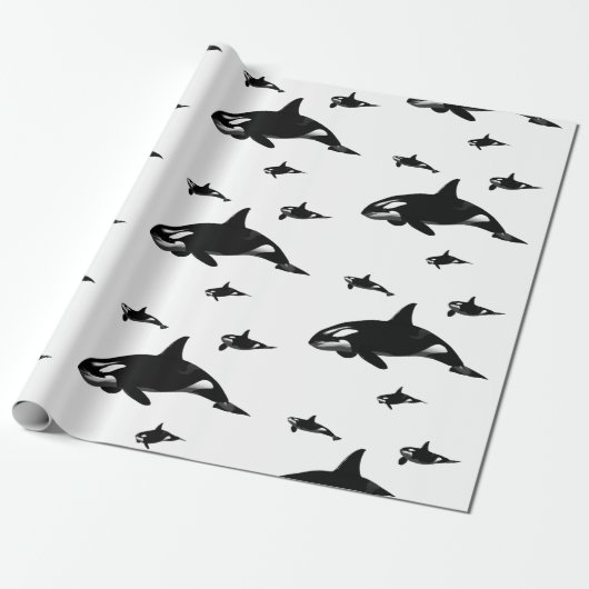 Papier Cadeau Orca (Déroulé)