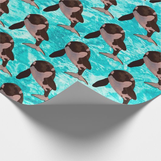Papier Cadeau Orca (Coin)