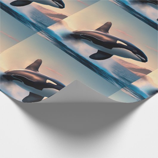 Papier Cadeau Orca (Coin)