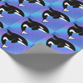 Papier Cadeau Orca Killer Whale (Coin)