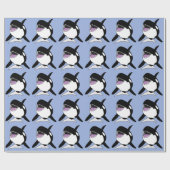 Papier Cadeau Orca Killer Whale (Plat)