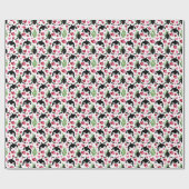 Papier Cadeau Orca Whale Valentine papier d'enveloppement (Plat)