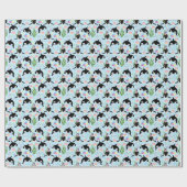 Papier Cadeau Orca Whale Wrapping Paper in Blue (Plat)