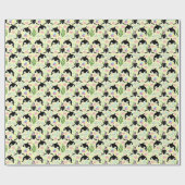 Papier Cadeau Orca Whale Wrapping Paper in Yellow (Plat)