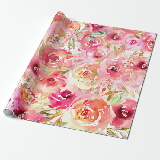 Papier Cadeau Orchidée (Déroulé)