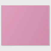 Papier Cadeau Orchidée Rose Poussiéreuse Pop De Couleur  (Plat)