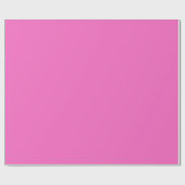 Papier Cadeau Orchidée uni couleur solide rose vif (Plat)