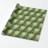 Papier Cadeau Orchidées blanches et forêt de bambou (Déroulé)