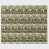 Papier Cadeau Orchidées d'art - Formes d'art de la nature (Plat)