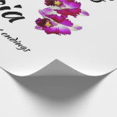 Papier Cadeau Orchidées d'Asie (Coin)