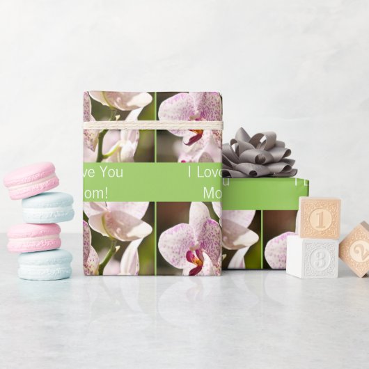 Papier Cadeau Orchidées par Shirley Taylor (Baby Shower)