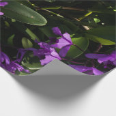 Papier Cadeau Orchidées pourpres (Coin)
