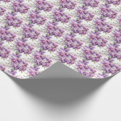 Papier Cadeau Orchidées violettes (Coin)