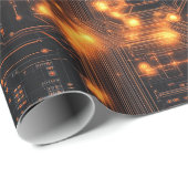 Papier Cadeau Ordinateur et électronique (Coin rond)