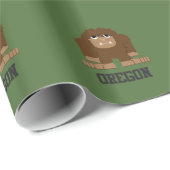 Papier Cadeau Oregon Bigfoot (Coin rond)