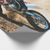 Papier Cadeau oreiller de motocross (Coin)
