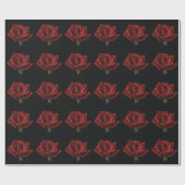 Papier Cadeau oreiller rouge (Plat)