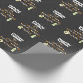 Papier Cadeau Organigramme technique drôle Ingénieur cadeau (Coin)